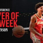 Jalen Johnson Named Eastern Conference Player of the Week for the 2nd Time after HUGE week