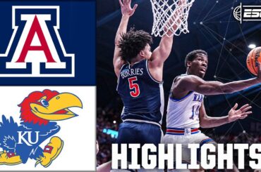 Arizona Wildcats vs. Kansas Jayhawks | Full Game Highlights | ESPN College Basketball