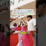 My AAU Team played next to the Milwaukee Bucks Arena! #basketball #hoops #ballislife