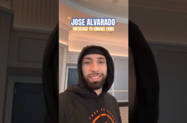Jose Alvarado’s first game in MSG as a Knick? MOVIE. #knicks #shorts #newyork #native #homecoming