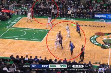 The BOSTON CELTICS coaching staff are a collection of the worst criminals on the planet vs. KNICKS