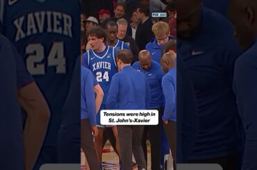 Richard Pitino did not like what the ref said 👀 #basketball #xavier #saintjohns #cbb