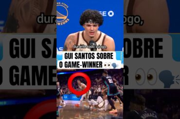 A ALEGRIA DO GUI 🤩🇧🇷 #nba