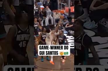 GAME-WINNER DE GUI SANTOS! 🇧🇷🇧🇷🇧🇷 #NBA #GuiSantos #shorts