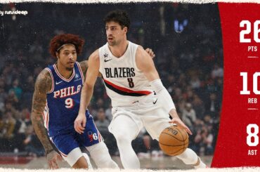 Deni Avdija DOMINATES With 26 Points & 10 Rebounds | Trail Blazers vs 76ers | February 9, 2026
