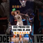 FINAL DE JOGO INSANO 🤯🔥 #nba