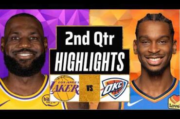 Los Angeles Lakers vs Thunder Full Game Highlights 2nd Qtr P2 | Feb 9 | 2026 NBA Highlights