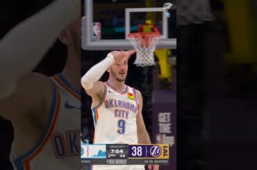 The ball has ENERGY 😵‍💫 #okcthunder