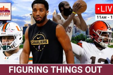 Harden & Mitchell lead Cavs to win over DEN, Myles & Denzel on the QBs, mock draft questions & more