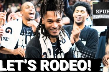 SPURS SQUAD SHOW: Bring on the RODEO ROAD TRIP! | What's Stephon Castle's ceiling?