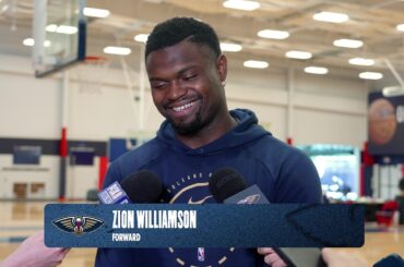 Zion Williamson on Herb Jones, Defensive Pride, Miami Heat | New Orleans Pelicans