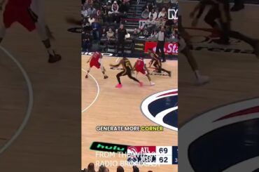 Get ready for more corner threes Wizards fans #traeyoung #nba #basketball #wizards