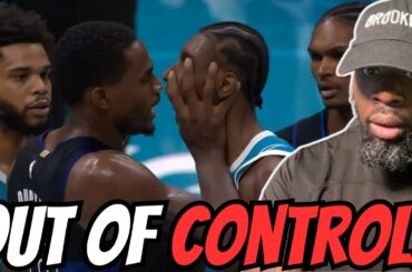 INSANE BRAWL! Pistons vs Hornets Game Highlights 2/9 (REACTION)