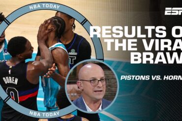 Bobby Marks breaks down likely suspensions from the Pistons-Hornets BRAWL | NBA Today