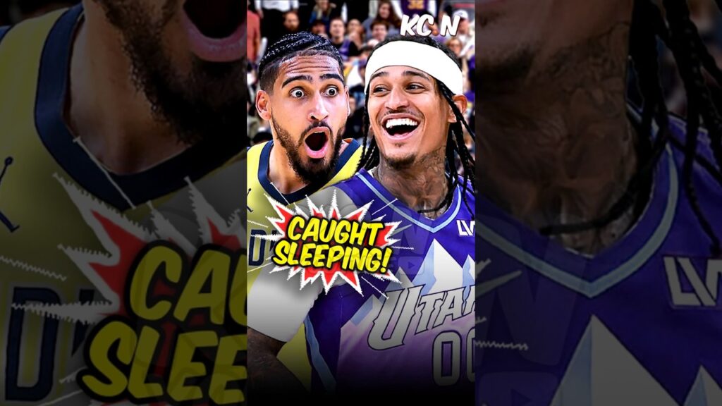 Jordan Clarkson CAUGHT Defense Sleeping! 👀