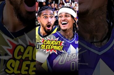 Jordan Clarkson CAUGHT Defense Sleeping! 👀