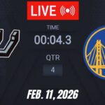 NBA LIVE! Golden State Warriors vs San Antonio Spurs | February 11, 2026 | 2026 NBA Season Live 2K