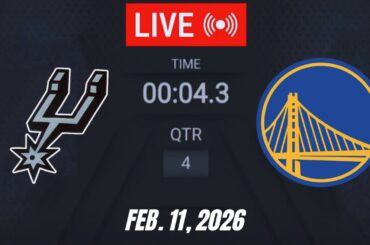 NBA LIVE! Golden State Warriors vs San Antonio Spurs | February 11, 2026 | 2026 NBA Season Live 2K