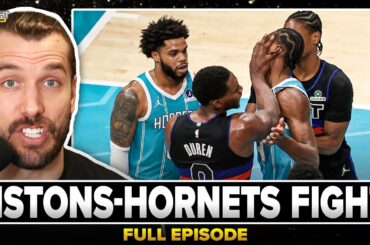 Reaction to Pistons-Hornets FIGHT + Cavs impressive win vs. Nuggets, Thunder beat LeBron's Lakers