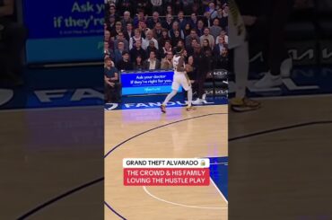 Alvarado is showing out at home 🔒