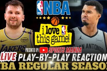 🔴LAKERS VS SPURS │ 2026 NBA REGULAR SEASON - Basketball Play-By-Play Reaction & Scoreboard