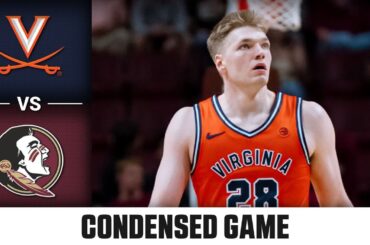 Virginia vs. Florida State Condensed Game | 2025-26 ACC Men's Basketball