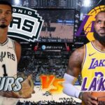 San Antonio Spurs vs Los Angeles Lakers Live Play by Play & Scoreboard