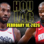 Houston Rockets vs Los Angeles Clippers Full Game Highlights – February 10, 2026 | NBA Season