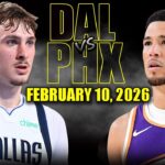 Dallas Mavericks vs Phoenix Suns Full Game Highlights – February 10, 2026 | NBA Season