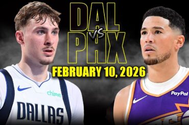 Dallas Mavericks vs Phoenix Suns Full Game Highlights – February 10, 2026 | NBA Season