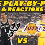 San Antonio Spurs vs Los Angeles Lakers | Live Play-By-Play & Reactions