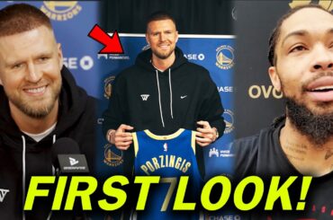 Excited na! "SI KRISTAPS PORZINGIS PARA GOLDEN STATE WARRIORS!" │First look sa warriors! 💪🔥😮