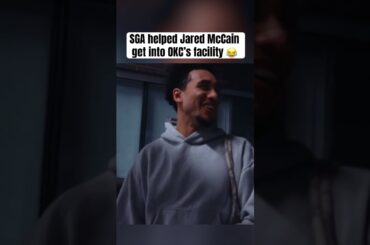 Shai with the assist for his new teammate 😂 (via @jaredmccain024)