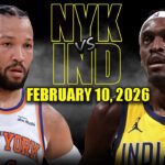 New York Knicks vs Indiana Pacers Full Game Highlights – February 10, 2026 | NBA Season