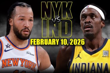 New York Knicks vs Indiana Pacers Full Game Highlights – February 10, 2026 | NBA Season