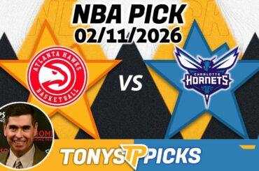 Atlanta Hawks vs Charlotte Hornets Pick 2/11/26 NBA Pick Prediction