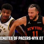 WILD OT FINISH 🔥 Pacers-Knicks goes down TO THE WIRE 👀 | NBA on ESPN