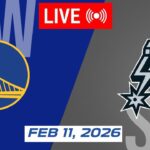 NBA LIVE! Golden State Warriors vs San Antonio Spurs | February 11, 2026 | 2026 NBA Season Live 2K
