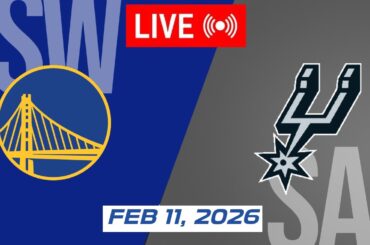 NBA LIVE! Golden State Warriors vs San Antonio Spurs | February 11, 2026 | 2026 NBA Season Live 2K