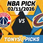 Washington Wizards vs Cleveland Cavaliers Pick 2/11/26 NBA Pick Prediction