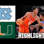 North Carolina Tar Heels vs. Miami Hurricanes | Full Game Highlights | ESPN College Basketball
