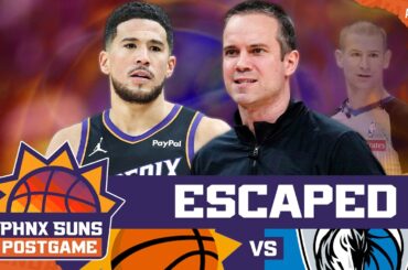 POSTGAME: Phoenix Suns HOLD STRONG In MUCH-NEEDED Win Despite Refs vs Mavs