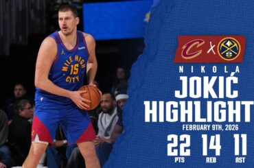 Nikola Jokić TRIPLE-DOUBLE | Highlights vs. CLE