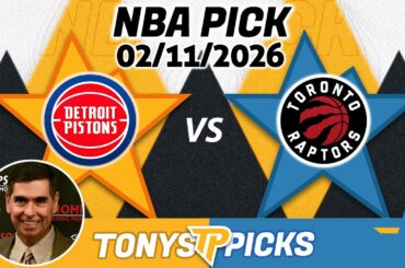 Detroit Pistons vs Toronto Raptors Pick 2/11/26 NBA Pick Prediction
