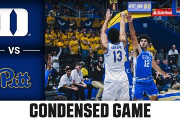 Duke vs. Pitt Condensed Game | 2025-26 ACC Men's Basketball