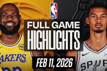 LAKERS vs SPURS FULL GAME HIGHLIGHTS FEBRUARY 11, 2026 NBA HIGHLIGHTS TODAY | NBA 2K26 GAMEPLAY