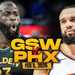 Golden State Warriors vs Phoenix Suns Full Game Highlights | Feb 5, 2026 | FreeDawkins
