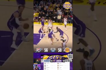 King James na marreta - Lakers 110 X 119 Thunder