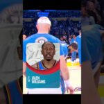 Champion Oklahoma City Thunder SNF Style Line-up Intro NBA on NBC vs Lakers