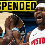 NBA SUSPENDS Detroit PIstons Isaiah Stewart and Jalen Duren after FIGHT With Horents!